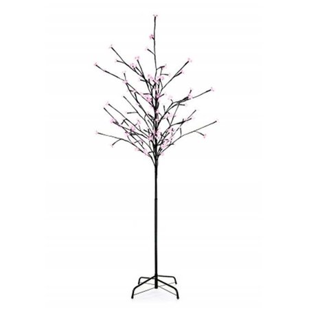 WINTERLAND Winterland CH-108PI-06-24V 6 ft. Tall Pink Cherry Tree With 108 LED Light CH-108PI-06-24V